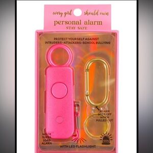 Simply Southern Personal Alarm LED Flashlight Keychain NWT